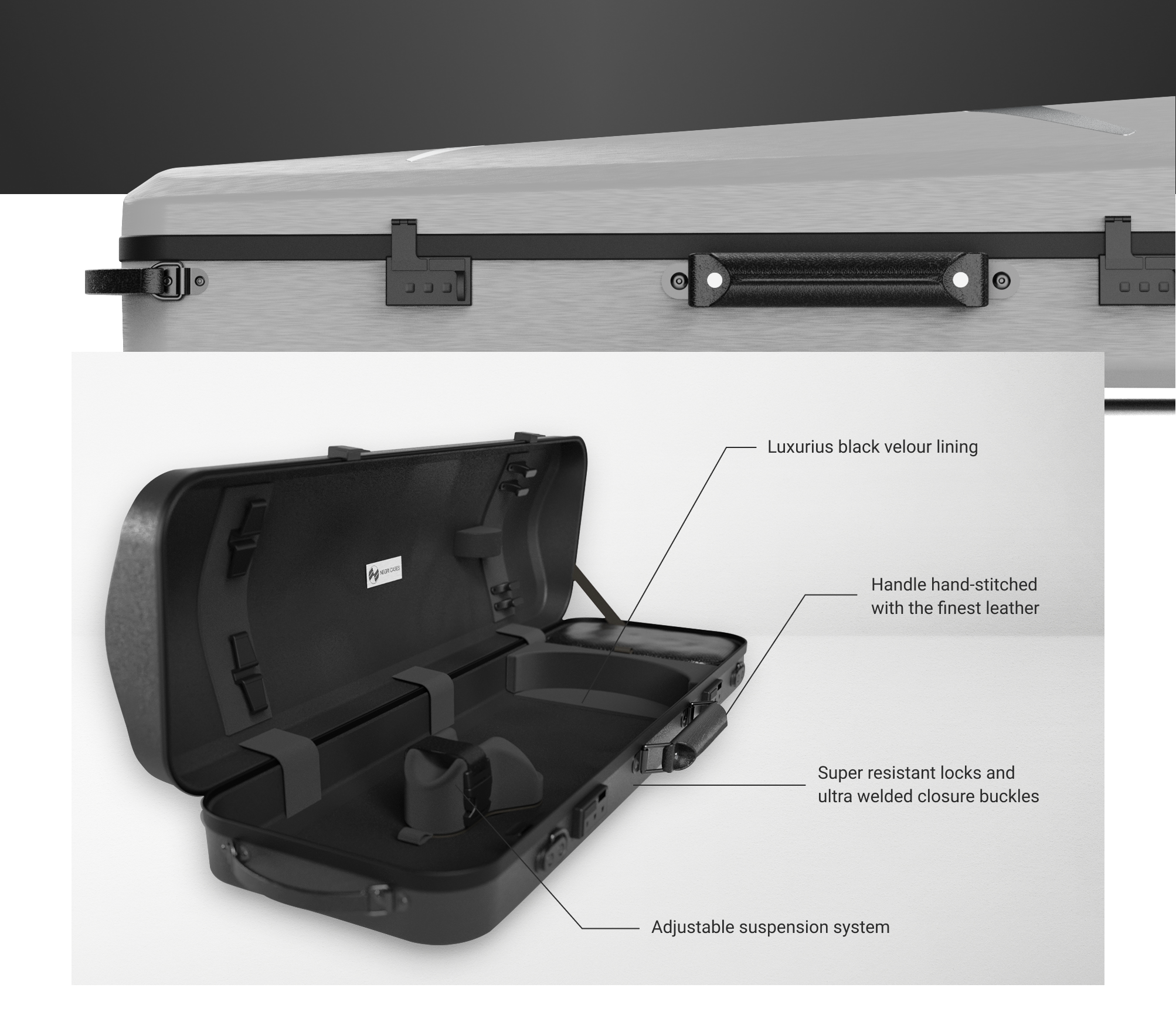 Negri New Violin Case Quantum ネグリヴァイオリンケース クォンタム 