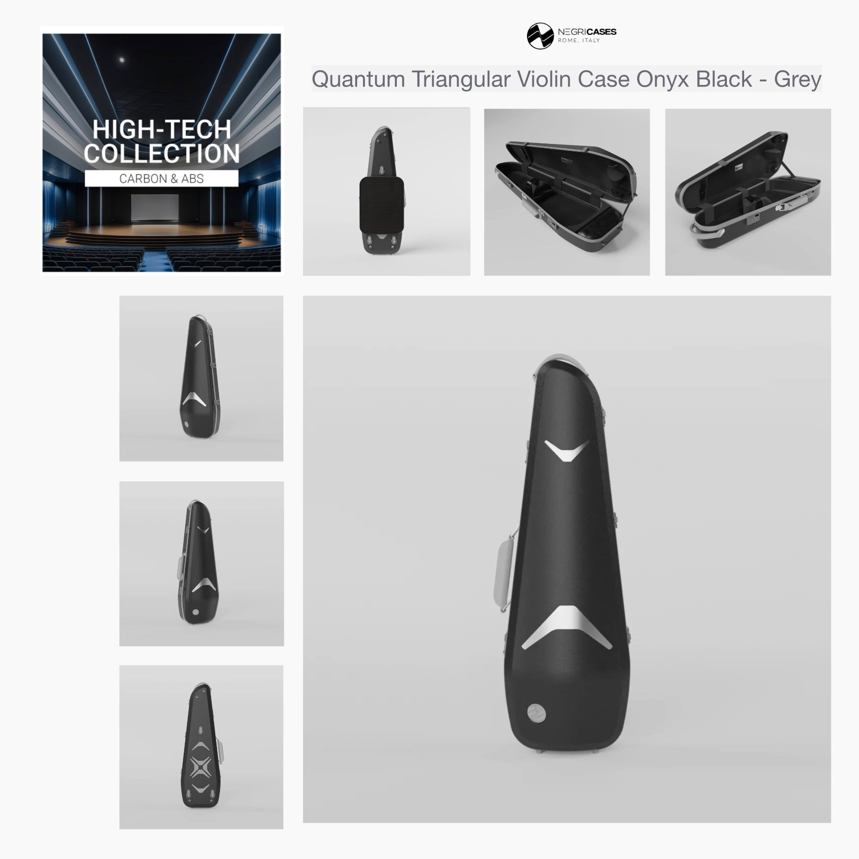 Negri New Violin Case Quantum ネグリヴァイオリンケース クォンタム