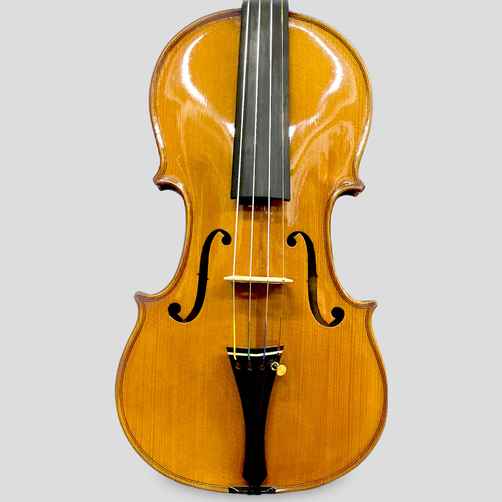 4/4Violin : Labeled : F.Breton Brevete de S.M.G, Mirecourt France